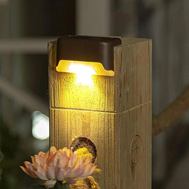 Solar Powered LED Lamp | 4 Pieces
