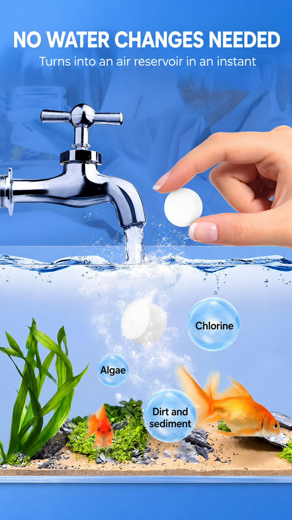 Water Purification Tablets for Aquariums