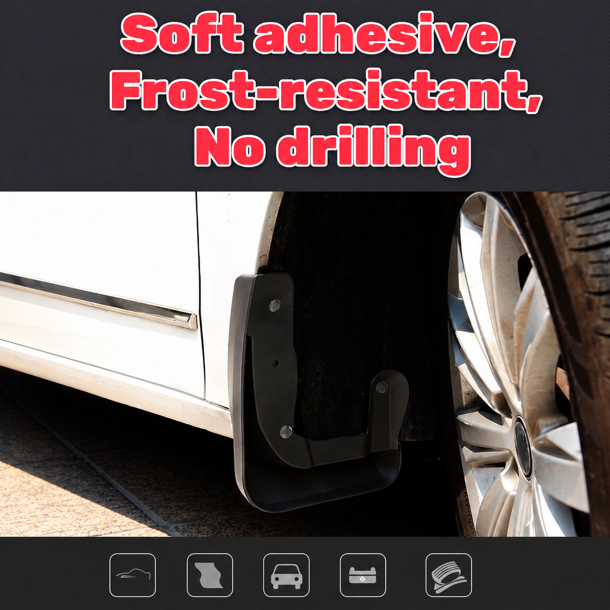 Car Logo Mud Flaps – 4 Pieces