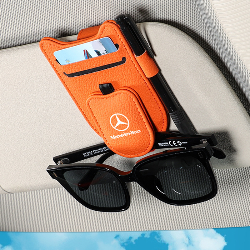Multifunctional Car Logo Glasses Holder