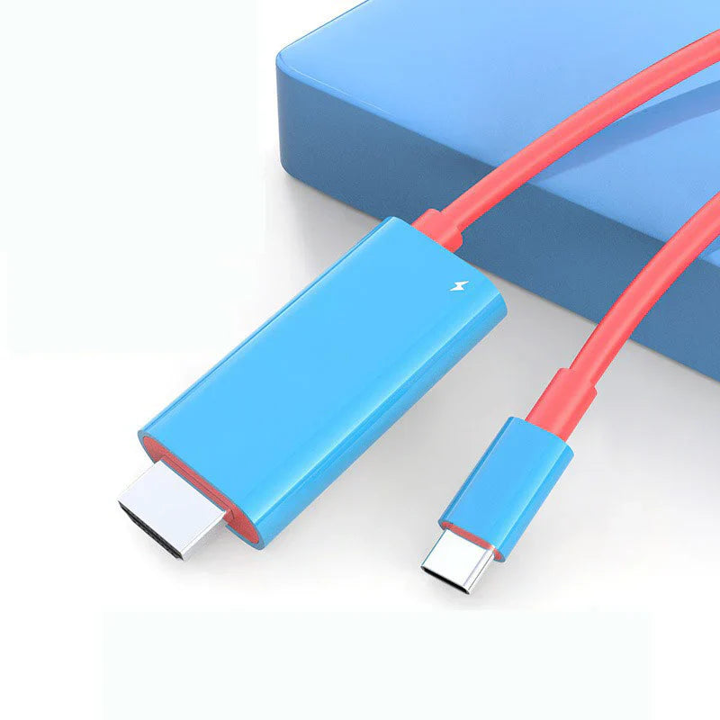 USB-C to HDMI Adapter Cable – Stream, Play, and Charge at the Same Time – For Switch, Mobile, and Tablet