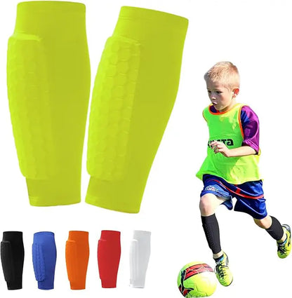 ProShield – Football Shin Guards with Compression Sleeves and Honeycomb Protection for Safer, Smoother Play