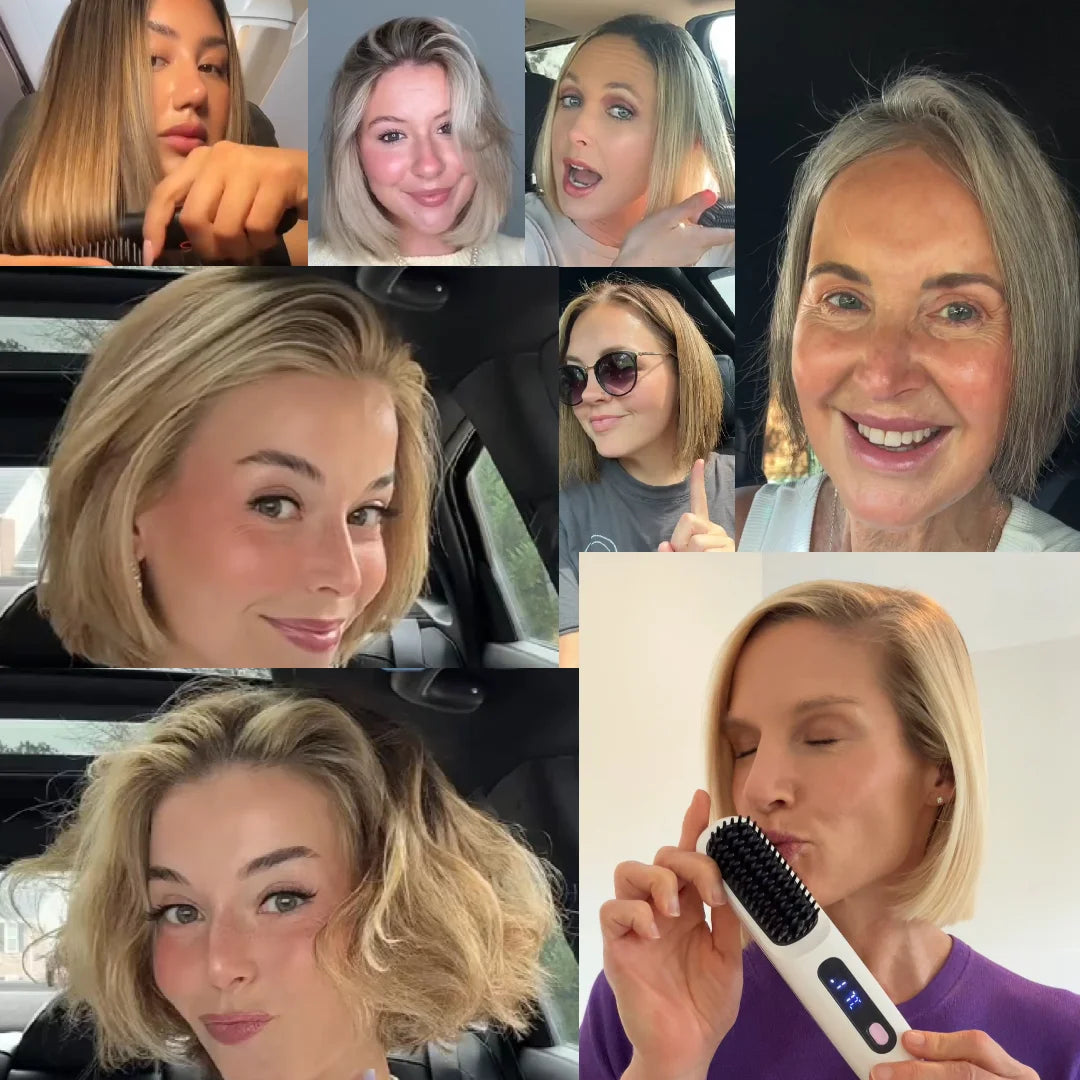The FIRST Intelligent Styling Brush for Short Hair