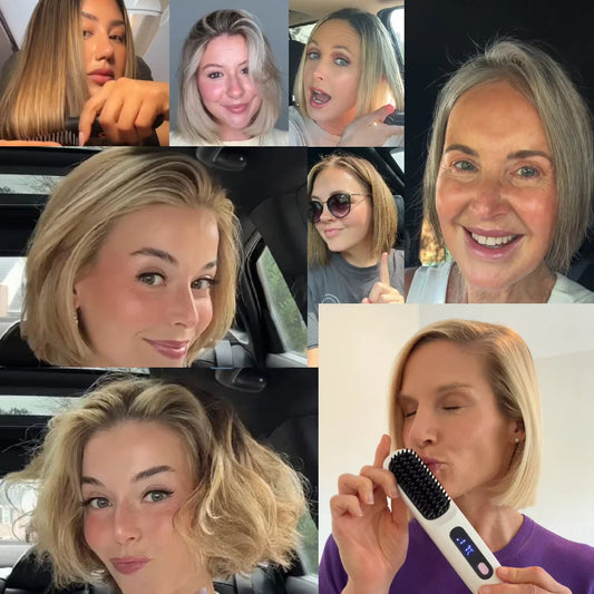The FIRST Intelligent Styling Brush for Short Hair