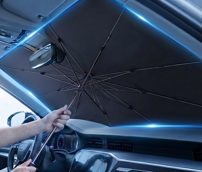 Foldable Sunshade for the Windscreen