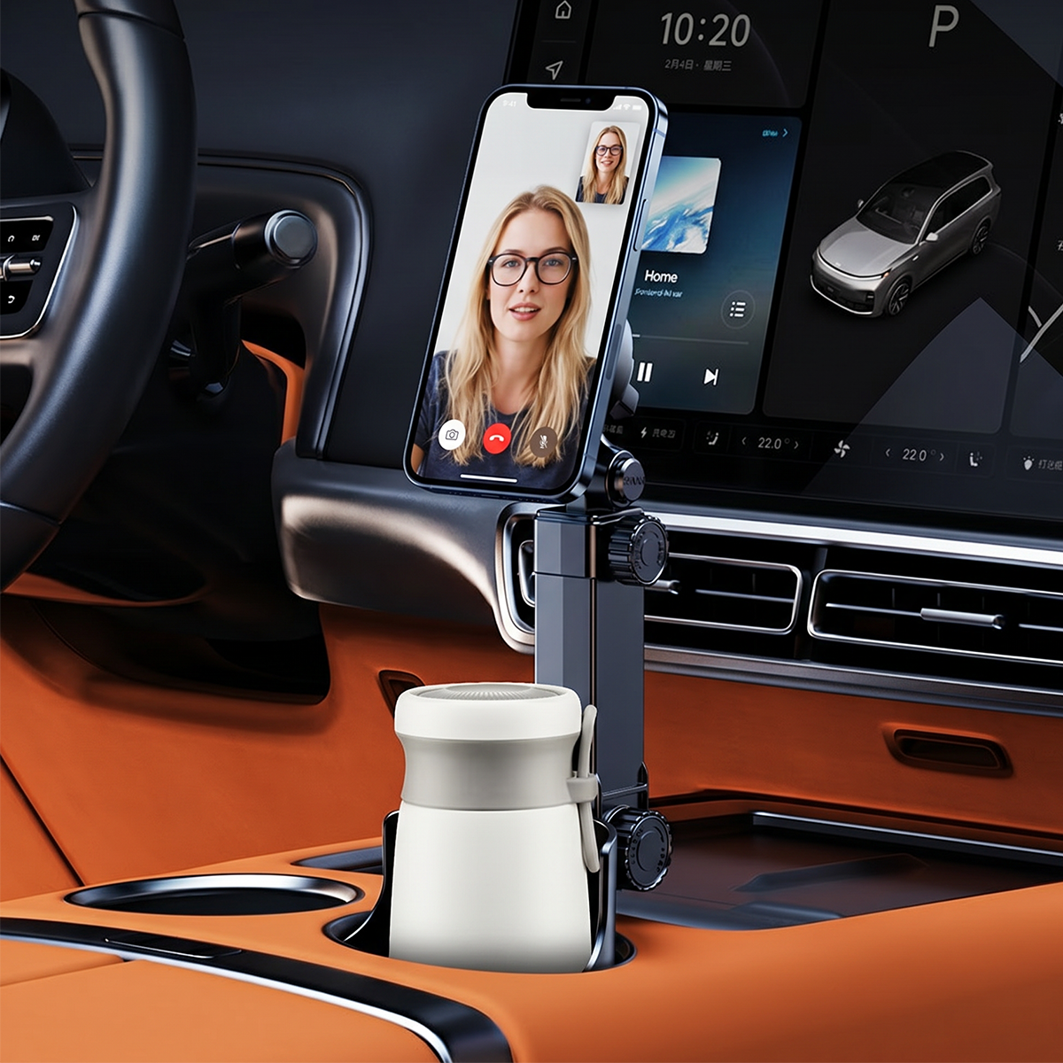 Phone Holder for Car Cup Holder
