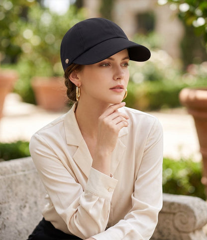 Sun Hat with Ponytail Opening