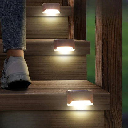 Solar Powered LED Lamp | 4 Pieces