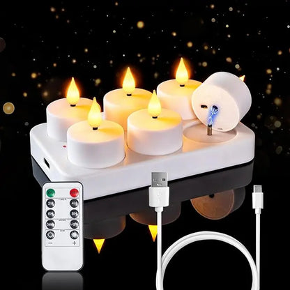 Rechargeable LED Candles