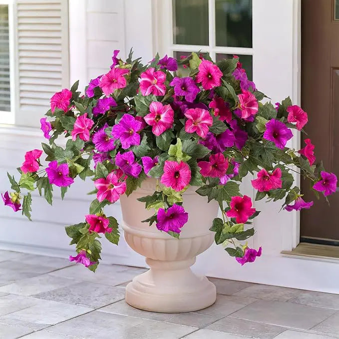 Artificial Petunias (2 Pieces) – For Indoor & Outdoor Use
