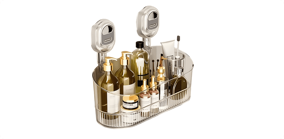 Storage Rack with Suction Cup