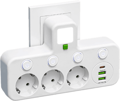 Multi-Port EU Socket Adapter