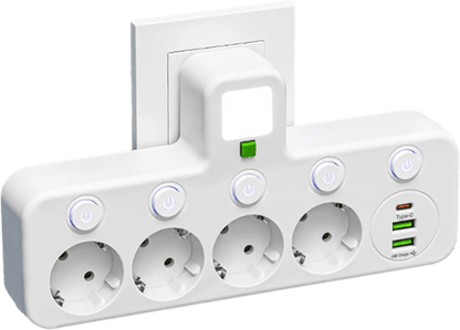 Multi-Port EU Socket Adapter