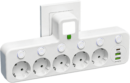 Multi-Port EU Socket Adapter