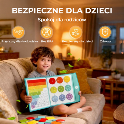 Magnetyczna Książka z Ułamkami
