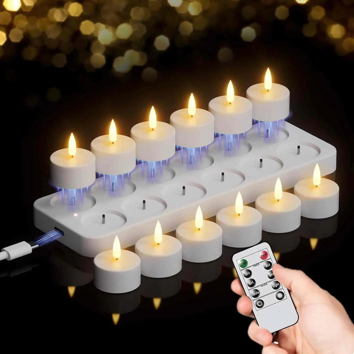Rechargeable LED Candles