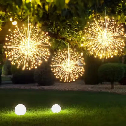 Solar Firework Glow – Magical Solar-Powered Light Orbs for Patios and Gardens