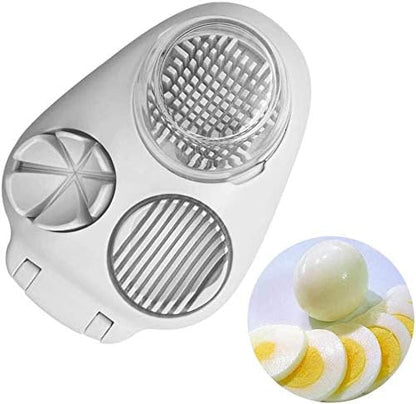 3-in-1 Egg Slicer – Cutting vegetables, fruit and eggs has never been so easy