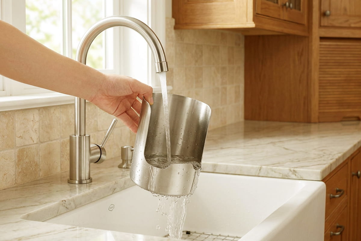 Multifunctional Stainless Steel Utensil Rack