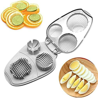 3-in-1 Egg Slicer – Cutting vegetables, fruit and eggs has never been so easy