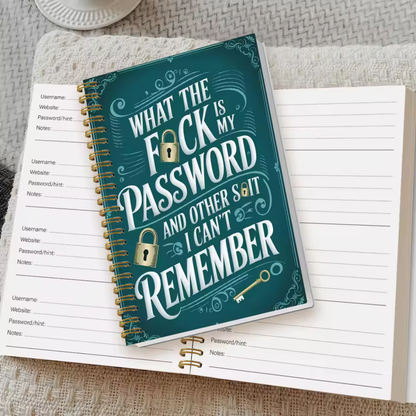 Funny Password Book / Password Organiser