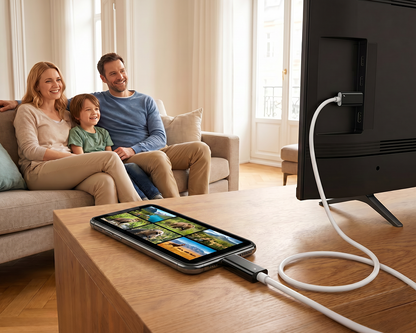 USB-C to HDMI Adapter Cable – Stream, Play, and Charge at the Same Time – For Switch, Mobile, and Tablet