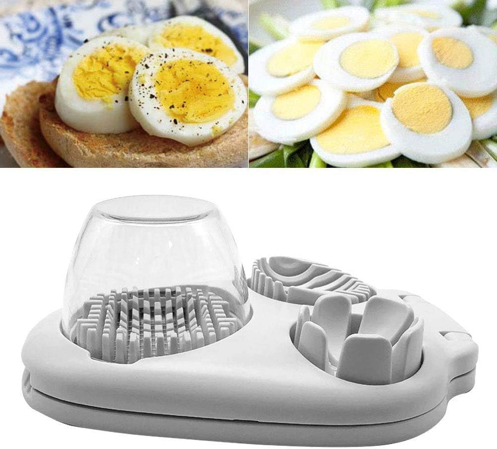 3-in-1 Egg Slicer – Cutting vegetables, fruit and eggs has never been so easy