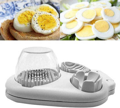 3-in-1 Egg Slicer – Cutting vegetables, fruit and eggs has never been so easy