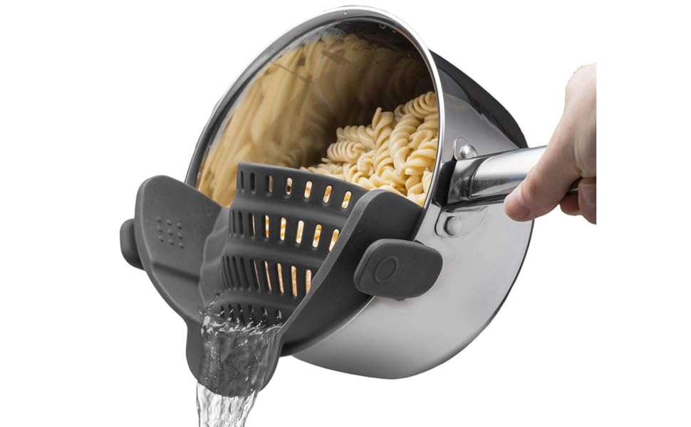 Strainer Attachment for Pots and Pans