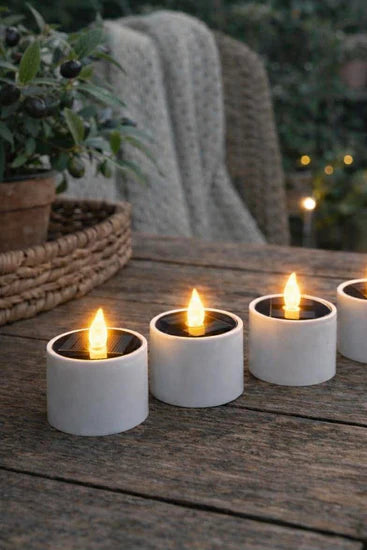 Solar Tealight Set (4 Pieces)
