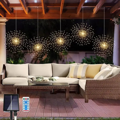 Solar Firework Glow – Magical Solar-Powered Light Orbs for Patios and Gardens
