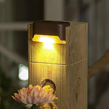 Solar Powered LED Lamp | 4 Pieces