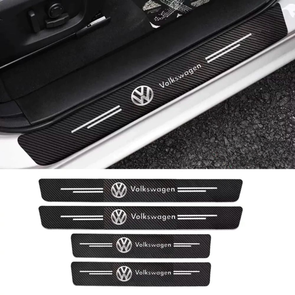 Car Logo Door Sill Stickers