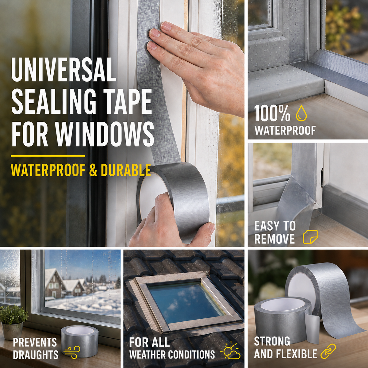 Universal Sealing Tape – Waterproof and Durable