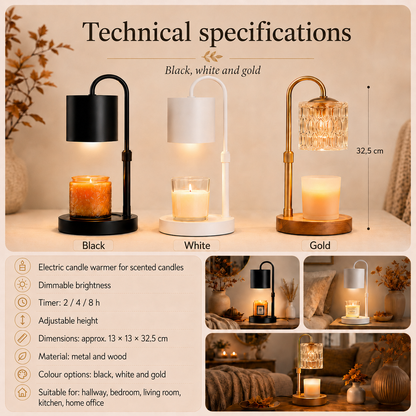 Candle Warmer Lamp – fragrance and atmosphere without an open flame