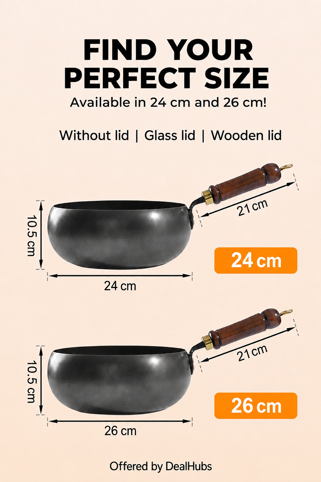 Uncoated Cast Iron Pan – no chemicals, no peeling coating