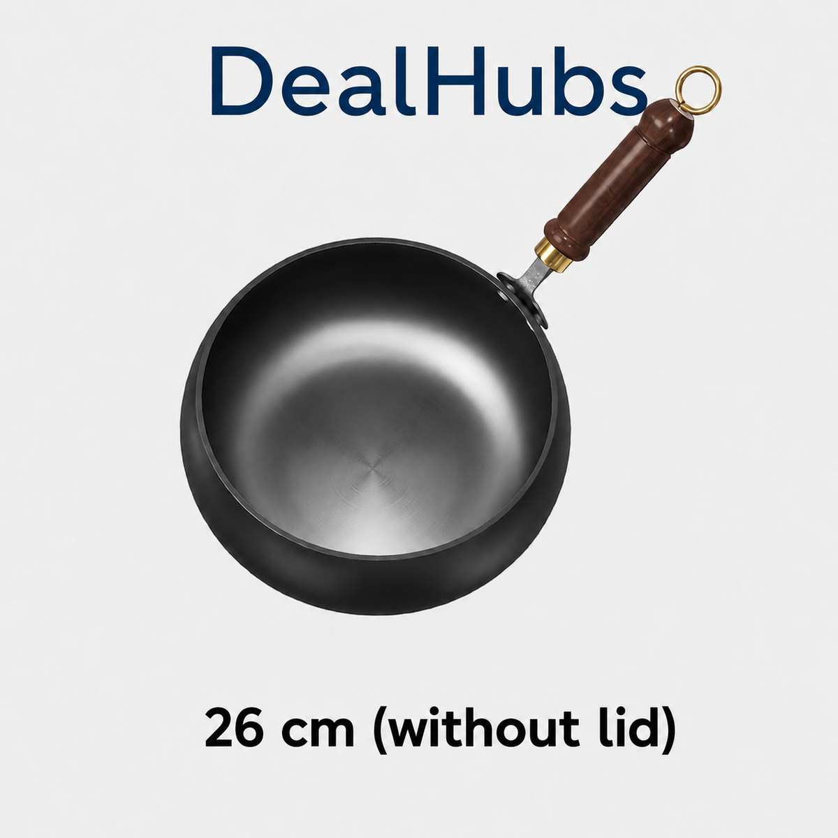 Uncoated Cast Iron Pan – no chemicals, no peeling coating