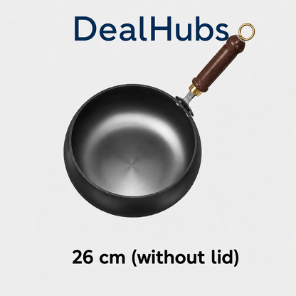 Uncoated Cast Iron Pan – no chemicals, no peeling coating