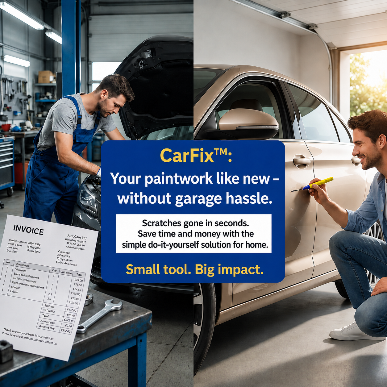 CarFix: One Swipe and the Scratch Is Gone