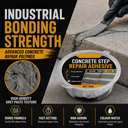 Concrete Adhesive for Step Repair – Perfect for Steps, Driveways and Terraces