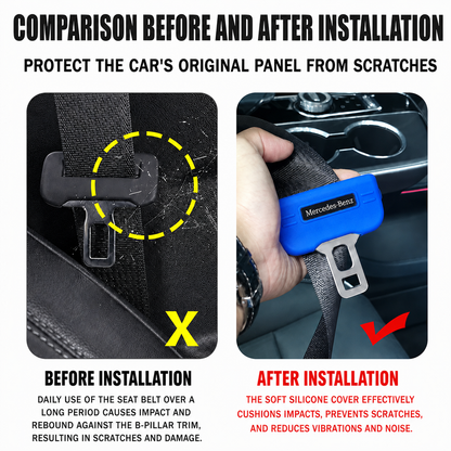 Car Seat Belt Logo Cover