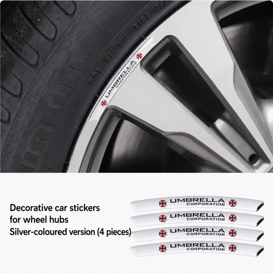 3D Metal Stickers for Car Tyres