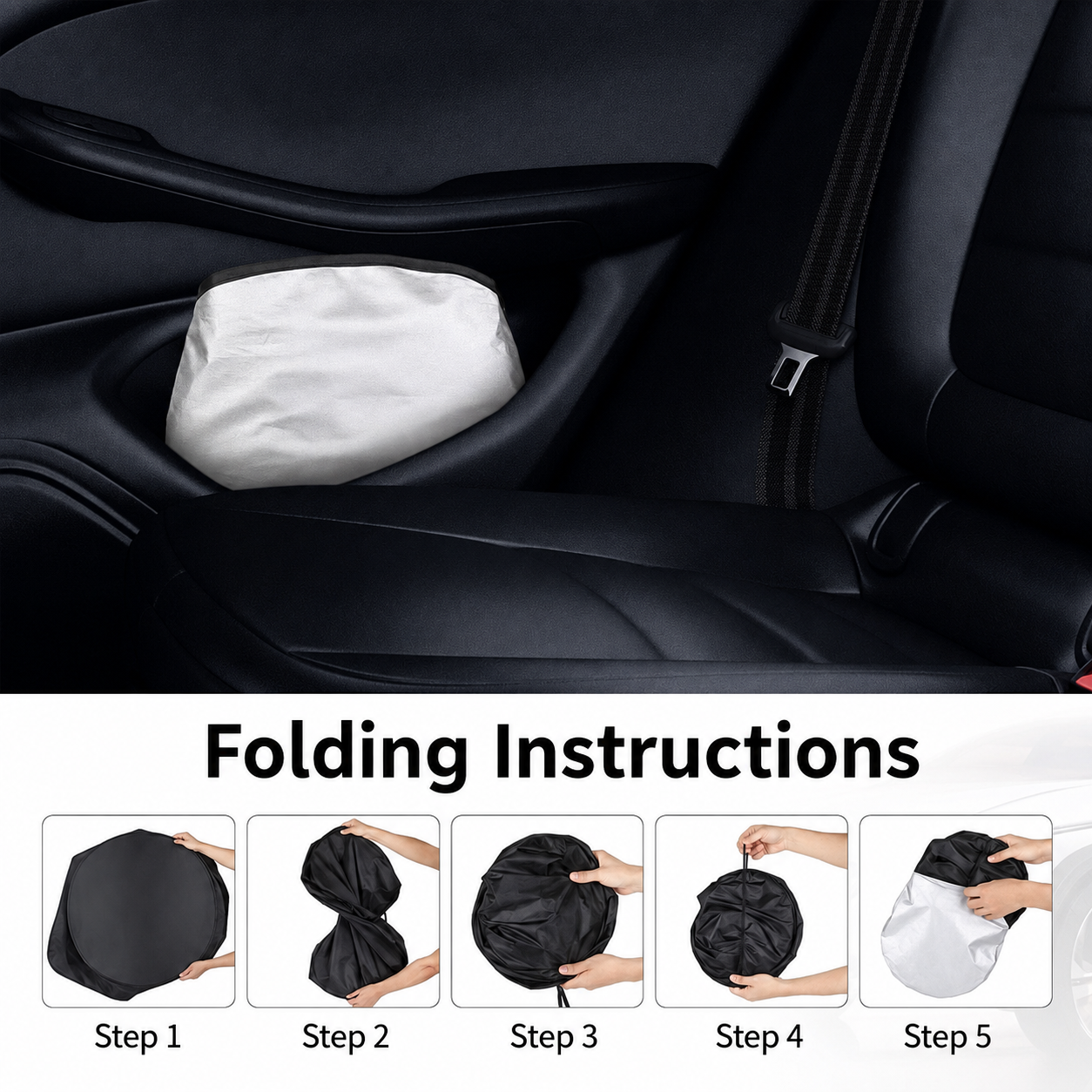 Foldable Car Sunshade with Car Logo
