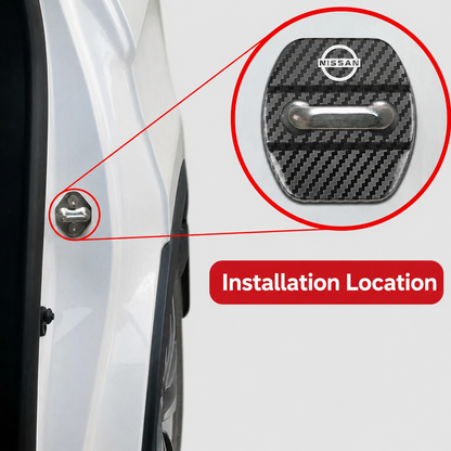 Luxury Car Door Lock Protective Pads | Set of 4