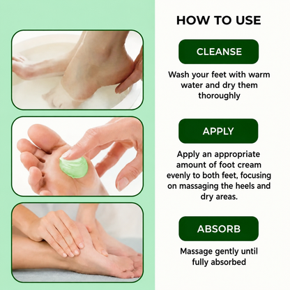 Moisturising Foot Cream with Tea Tree Oil and Aloe Vera