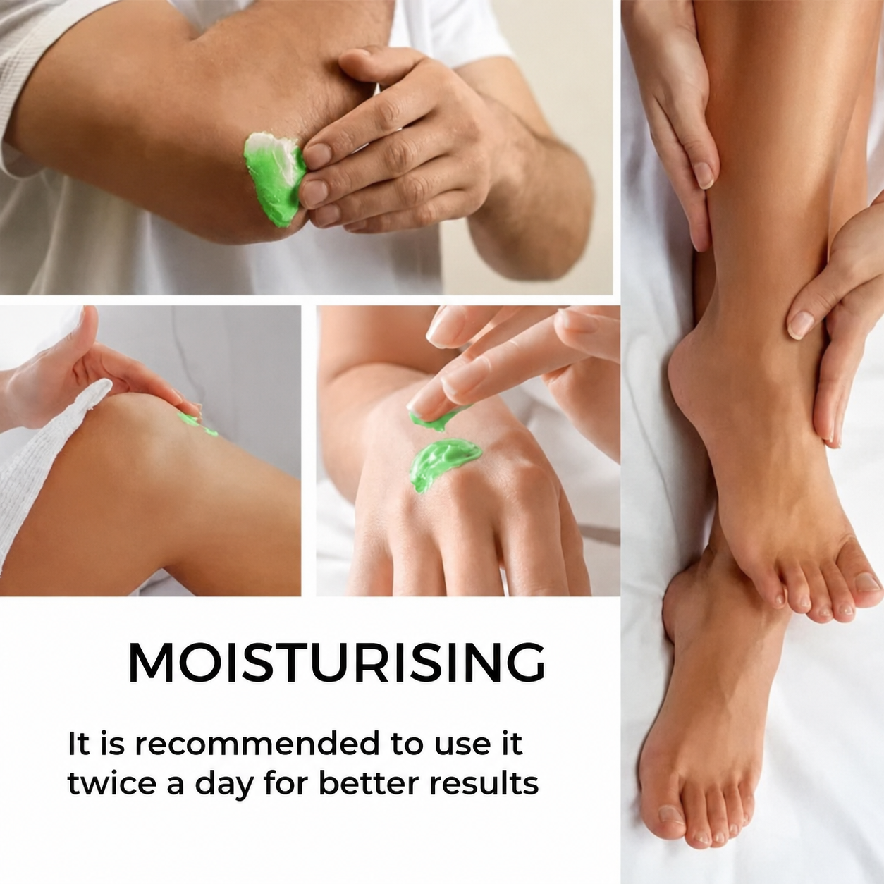 Moisturising Foot Cream with Tea Tree Oil and Aloe Vera