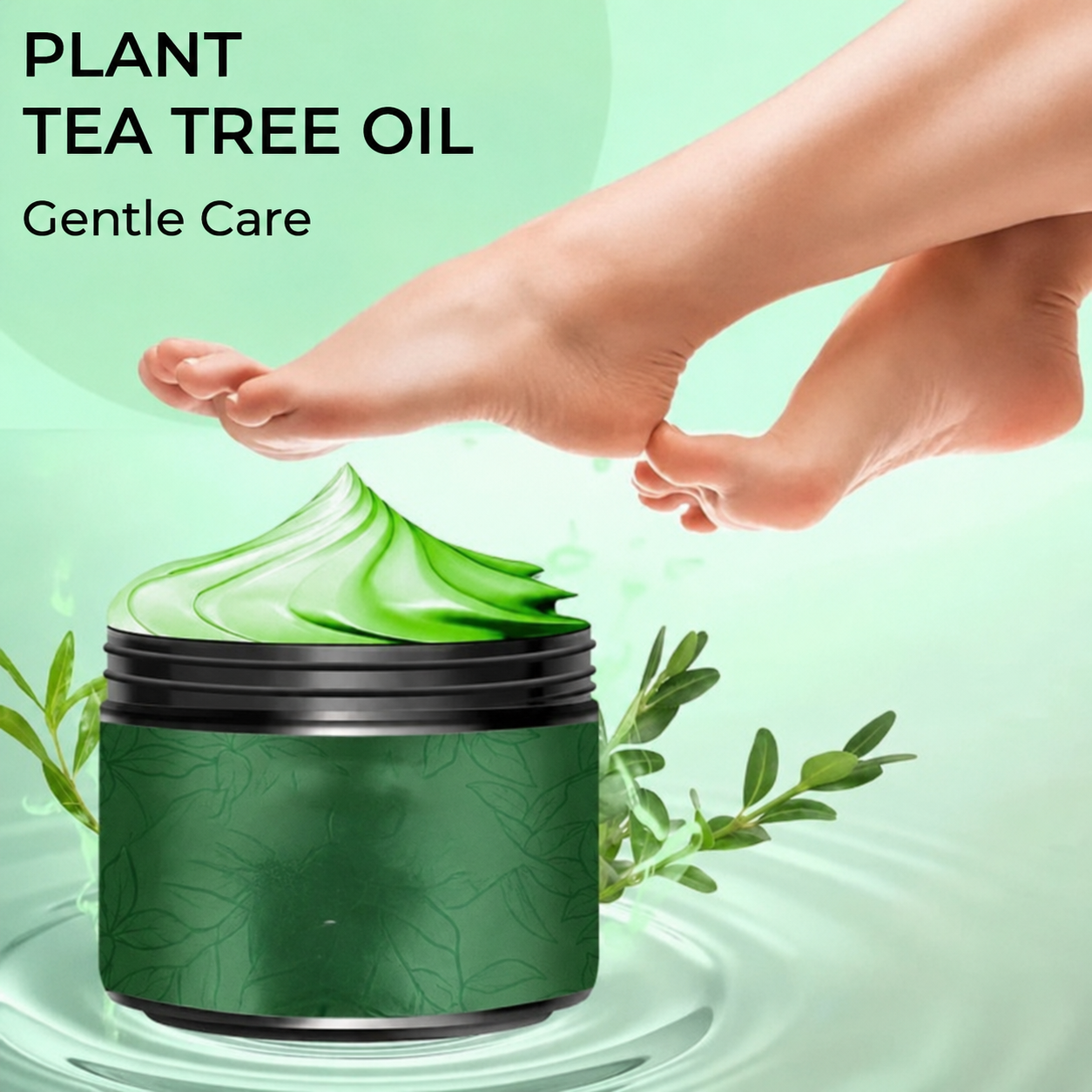 Moisturising Foot Cream with Tea Tree Oil and Aloe Vera