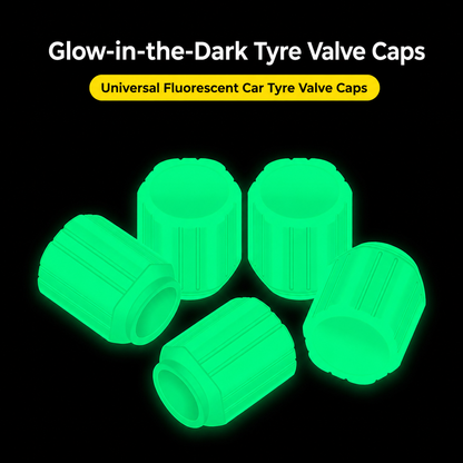 Illuminated Valve Caps for Night-Time Drivers