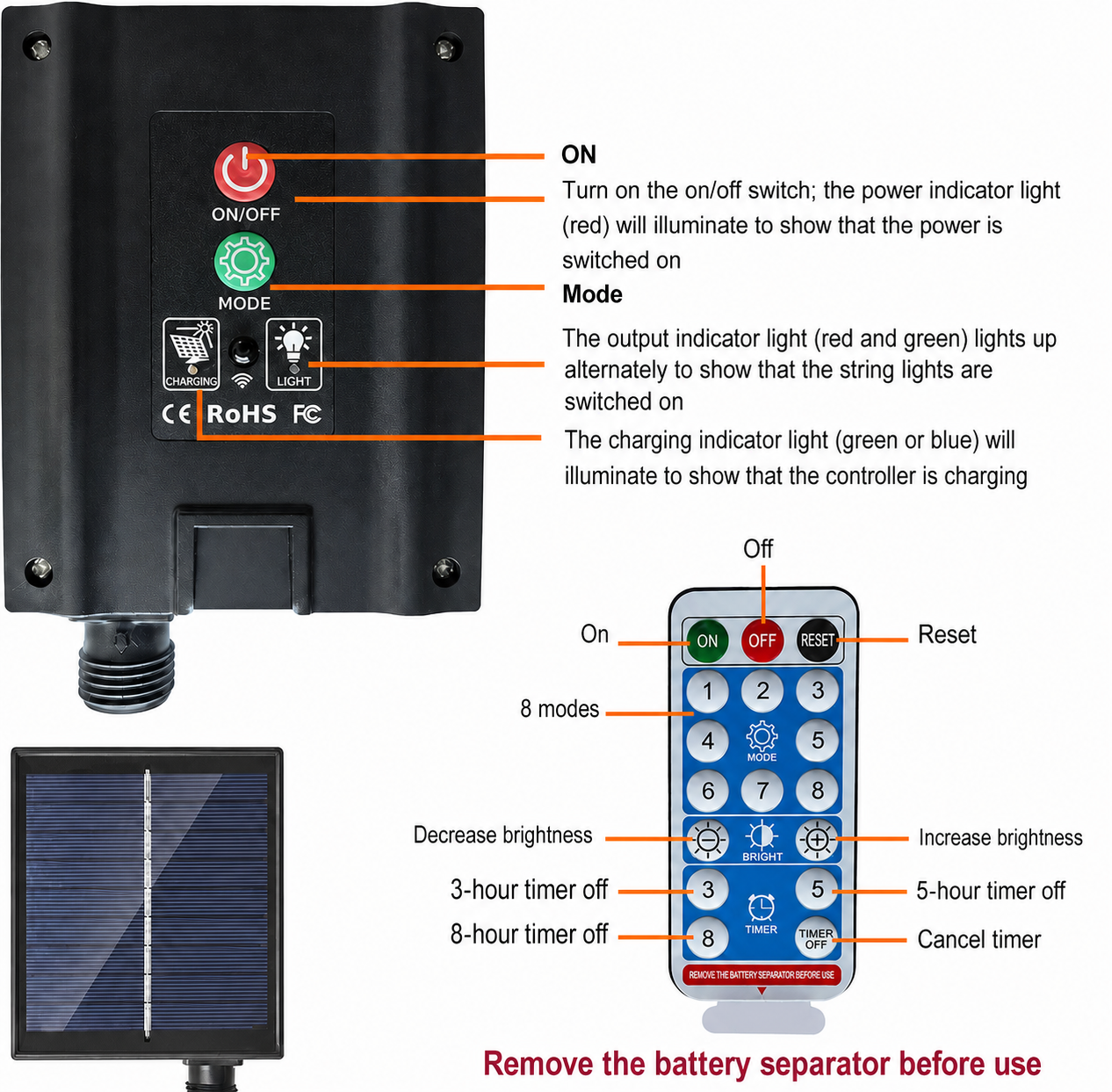 Solar Firework Glow – Magical Solar-Powered Light Orbs for Patios and Gardens