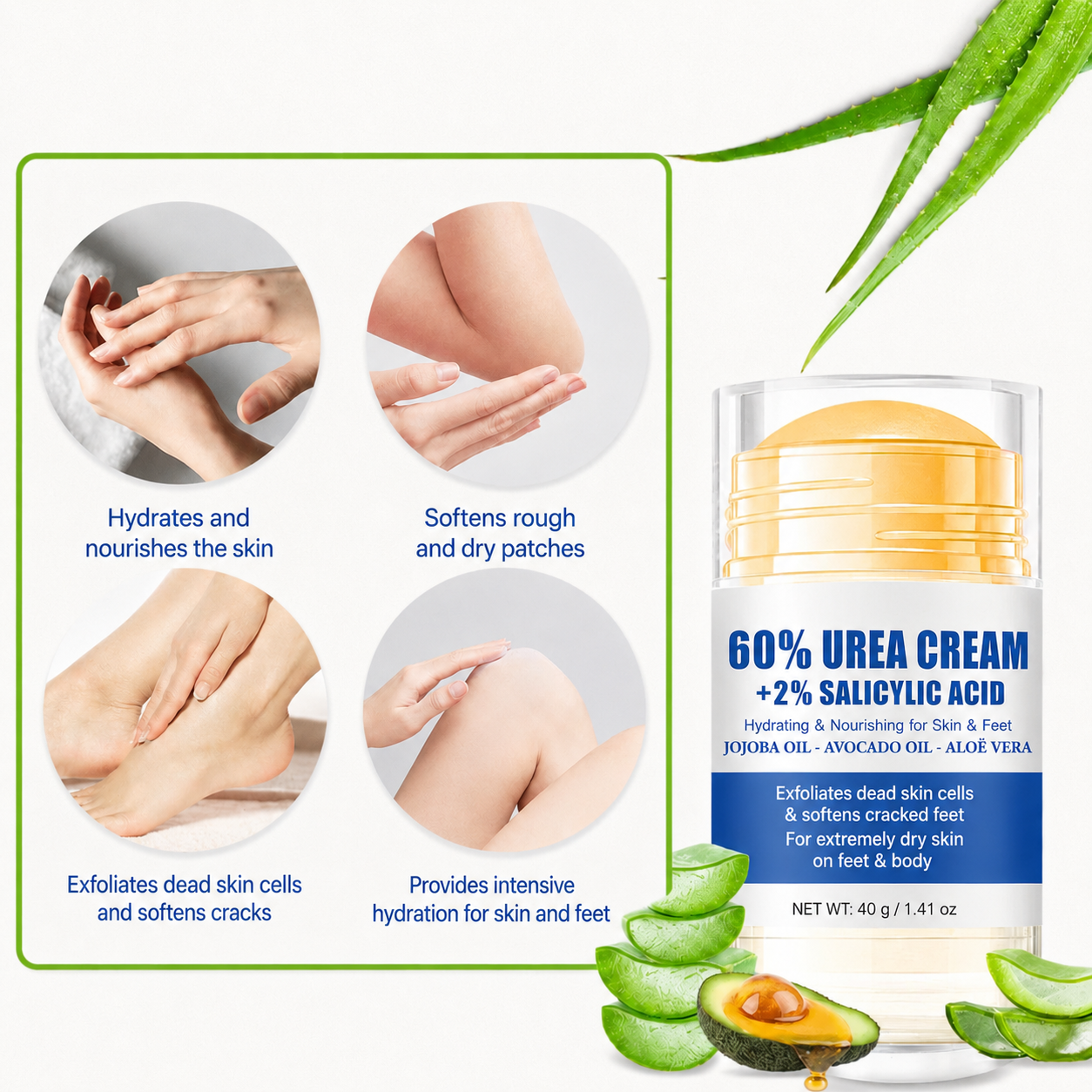 Moisturising and Anti-Crack Foot Cream